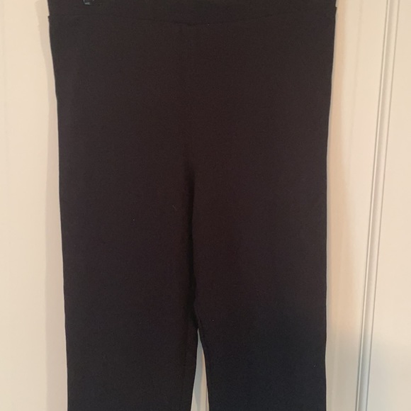 Crop Pants BCBG Black Elastic Waist Pants -M - Picture 5 of 10